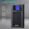 Qoltec Zasilacz awaryjny UPS Pure Sine Wave | 2kVA | 1600W | AVR | LCD |Czysty Sinus